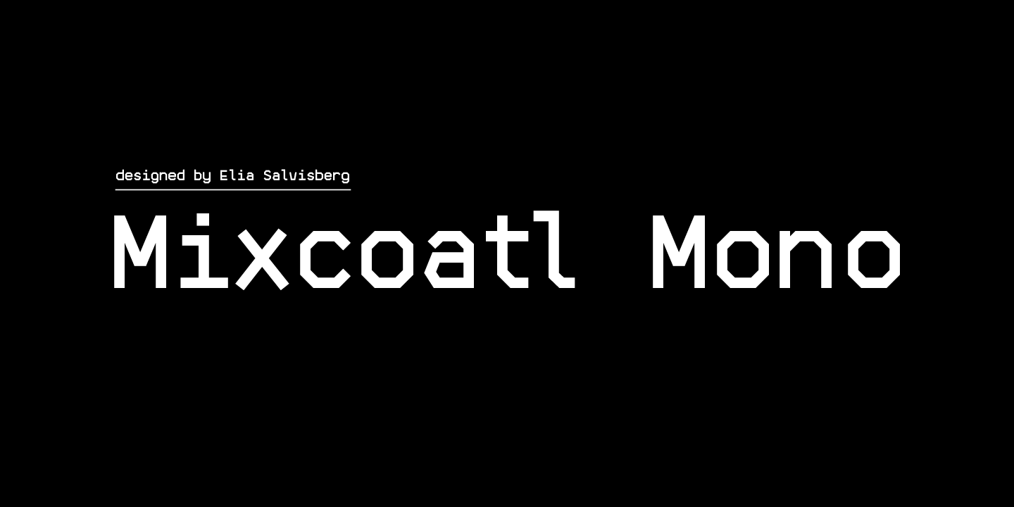 Mixcoatl Mono Font
